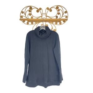 Lululemon To You Tunic Black Kangaroo Pocket Pullover Sweatshirt 12